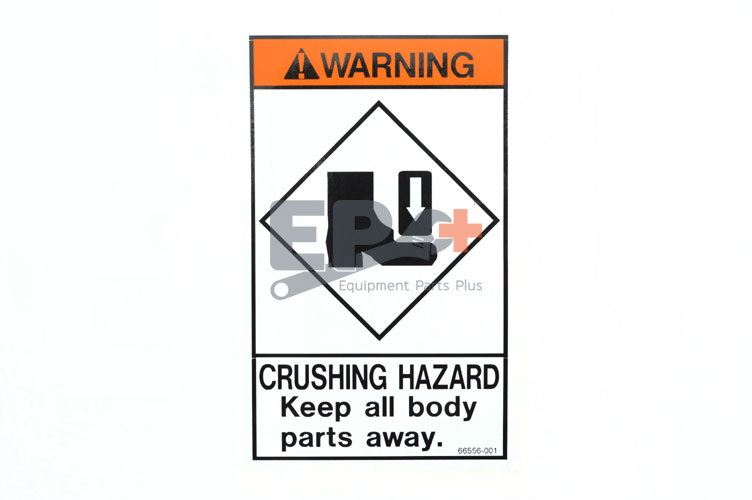 Equipment Parts Plus: - UpRight 066556-001 Decal